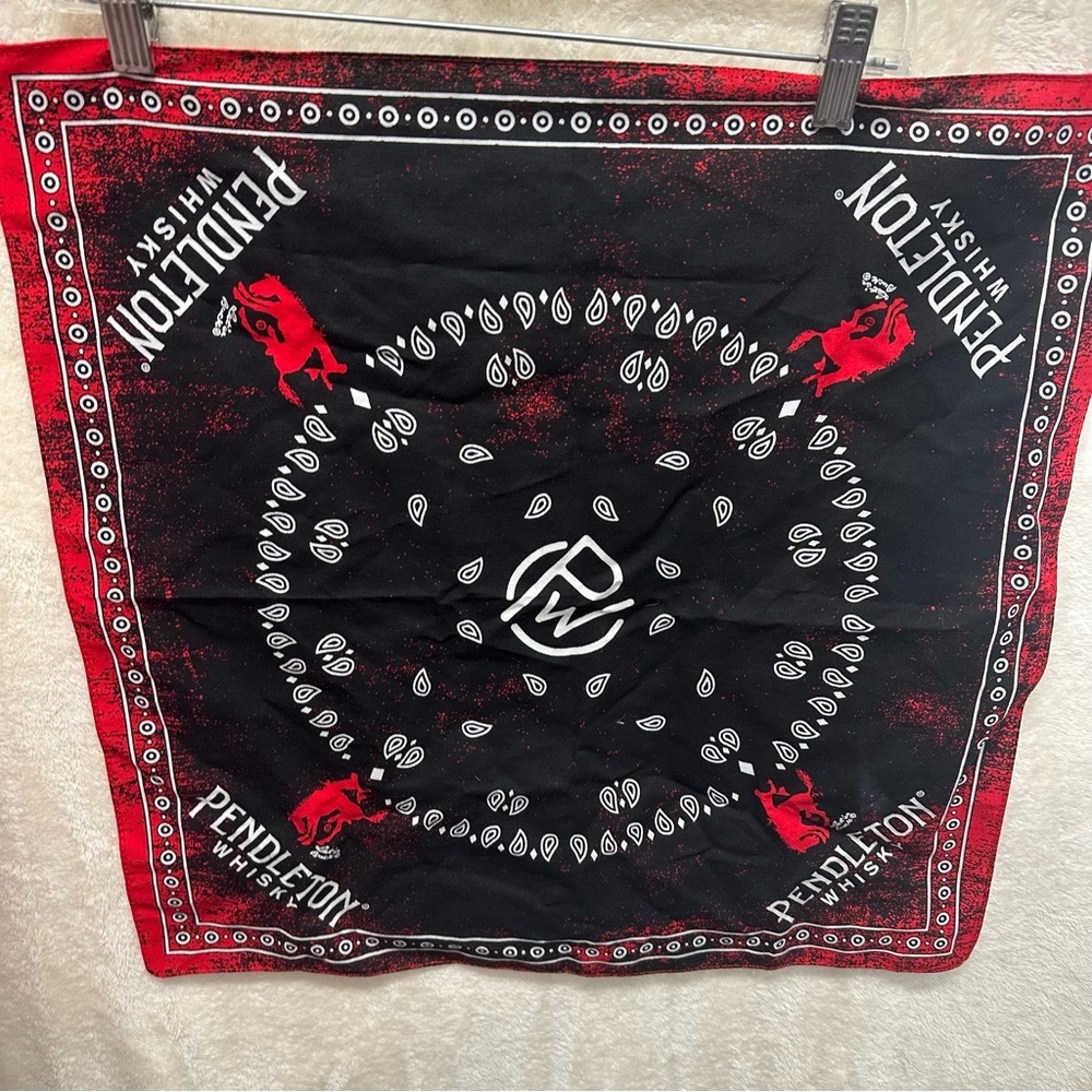 Pendleton Whiskey bandana hanker-chief western cowboy